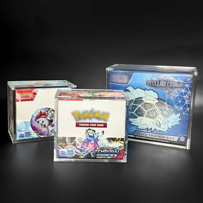 Akrylová ETB vitrína pre Pokémon Scarlet & Violet Obsidian Flames Series